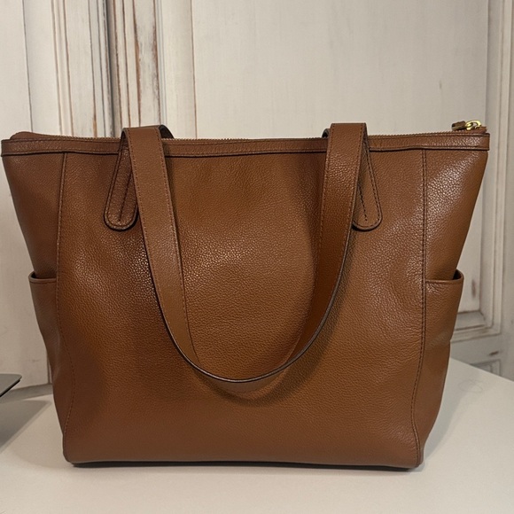 Fossil brown Leather Mimi Tote shoulder bag - Picture 4 of 7